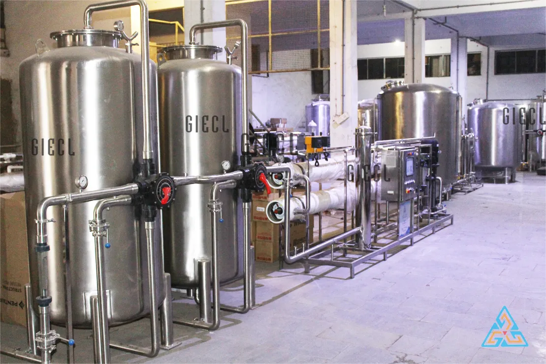 8000 LPH Mineral Water Plant with Storage tank and Automatic Mineral Adding System