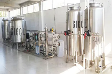 Mineral Water Process, Industrial RO Plant